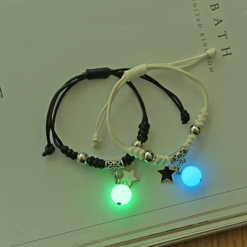 2PC Light Up Rope Beads Bracelets