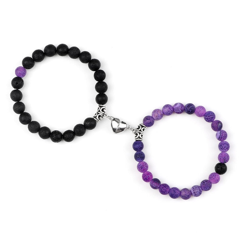 2pc Couple Magnetic Bracelets