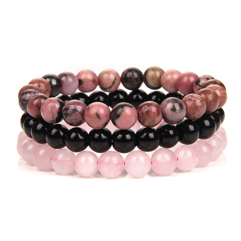 Natural Stone Bracelets (3 Pcs)