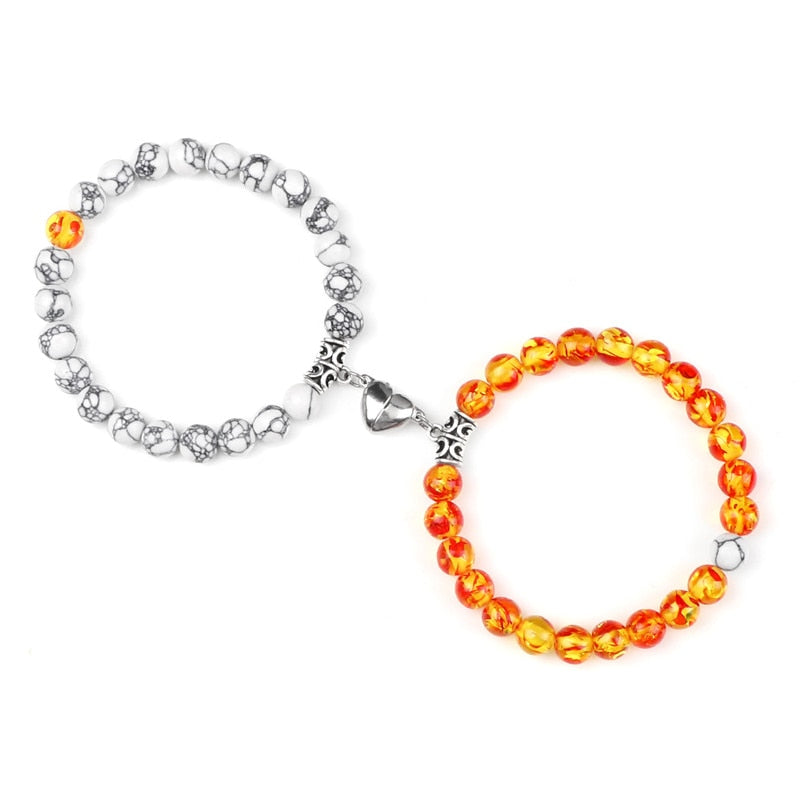 2pc Couple Magnetic Bracelets