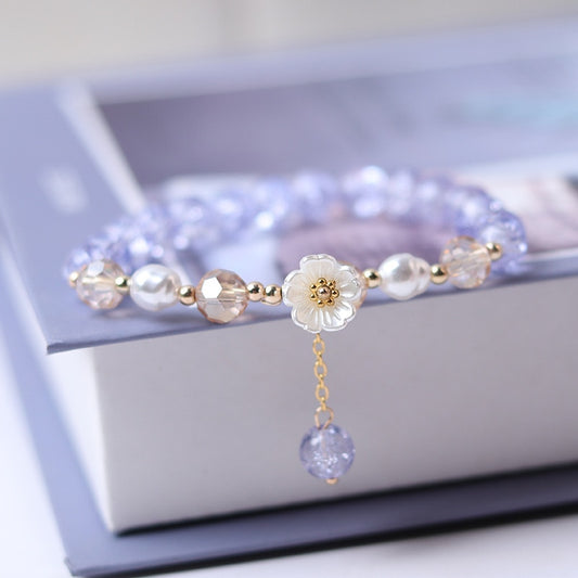 Flower Crystal Bracelet