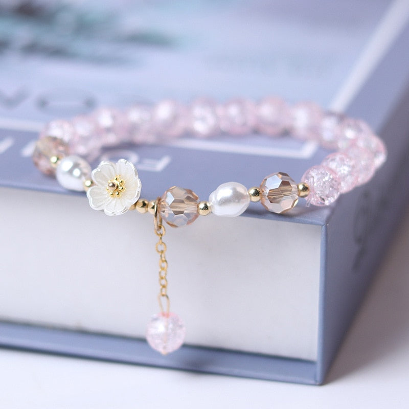 Flower Crystal Bracelet