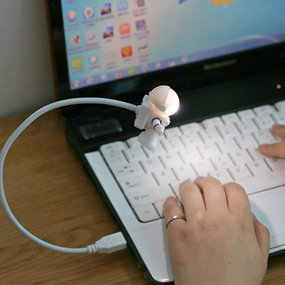 Cute Astronaut Desk Lamp Flexible